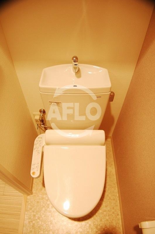 トイレ　パークヒルズ難波南ルミエール　温水洗浄便座