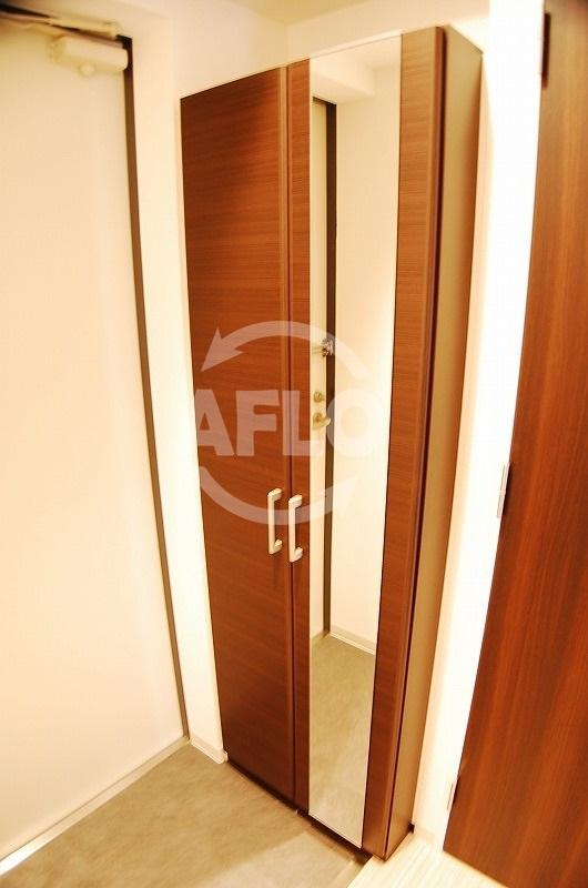 収納　パークヒルズ難波南ルミエール　シューズボックス