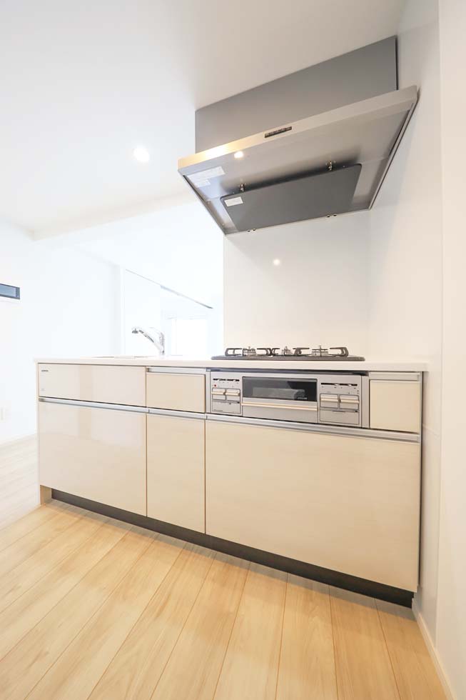 キッチン　内装は落ち着いています