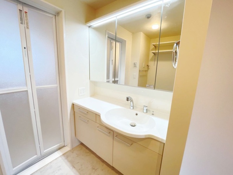 洗面設備　図面と現状に相違がある場合には現状を優先