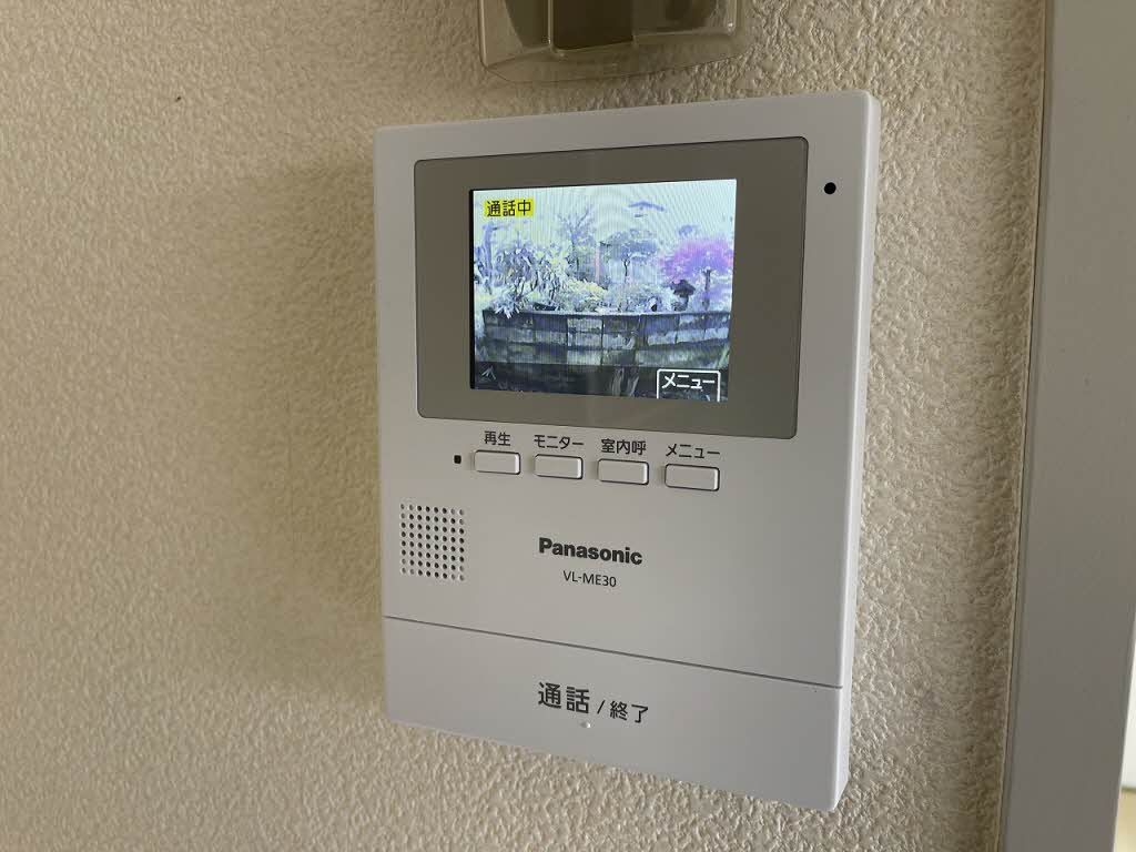 セキュリティ　モニタ付きドアホン