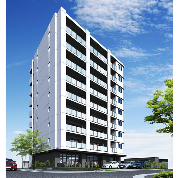 建物外観　2024年11月完成予定になります。