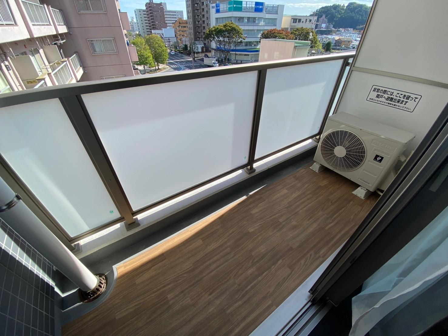 バルコニー　洗濯物が干せるベランダです