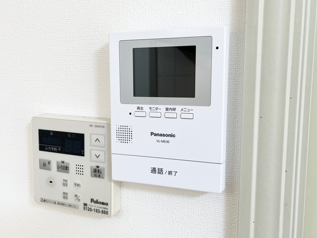 セキュリティ　安心のモニター付きインターホンです♪
