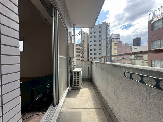 バルコニー　※別部屋の写真です