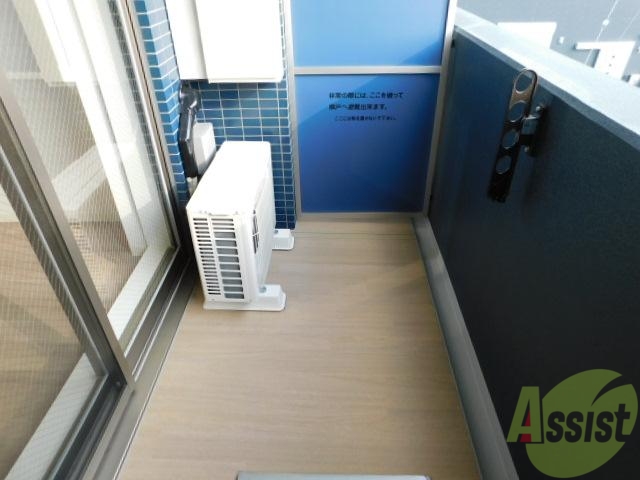 バルコニー　通風良好です