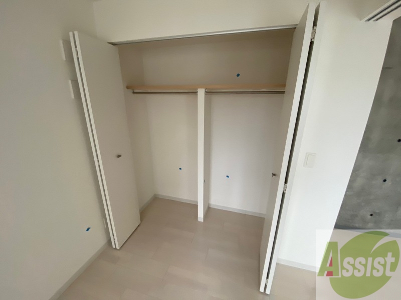 収納　クローゼットがありました。お洋服や荷物はここへ