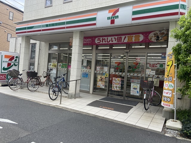 コンビニ　セブンイレブン川崎菅1丁目店（コンビニ）まで218m