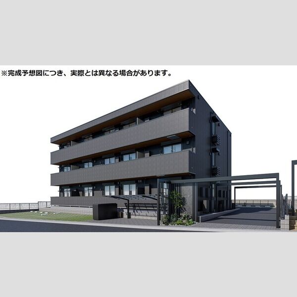 エントランス　パース　完成イメージ