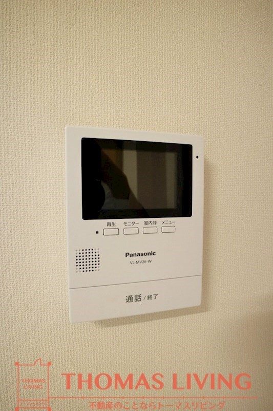 セキュリティ　カラーモニターホンで来客をしっかりチェックできます。