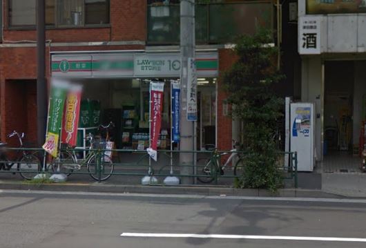 コンビニ　ローソンストア100 住吉駅前店（コンビニ）まで106m