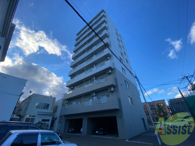 建物外観　札幌市中央区南９条西「エステラ旭ヶ丘」