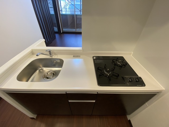 その他設備　２口ガスのカウンターキッチン
