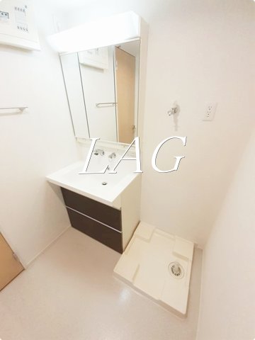 洗面設備　洗面台です。