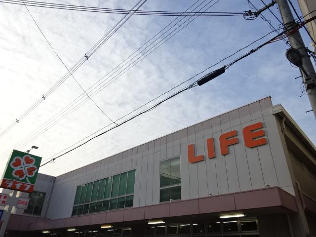 スーパー　ライフ　新深江店（スーパー）まで389m
