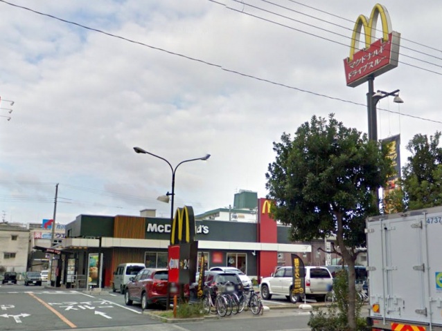飲食店　マクドナルド内環喜連店（飲食店）まで283m
