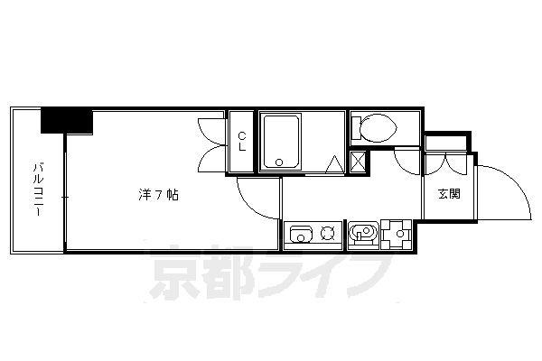 ベラジオ御所東の間取り写真