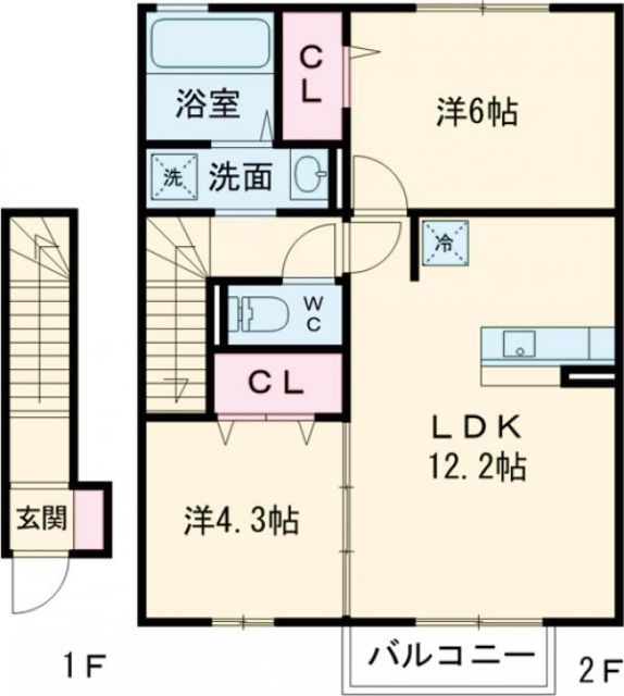 ユニフレックス光の間取り写真
