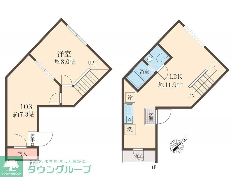 シンフォニア八広の間取り写真