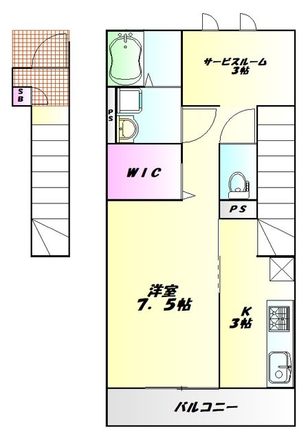 クレール シンシアの間取り写真