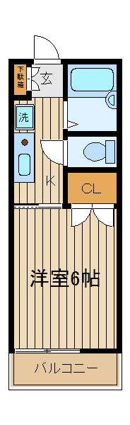 西武池袋線 保谷駅 徒歩11分 2階建 築30年の間取り写真