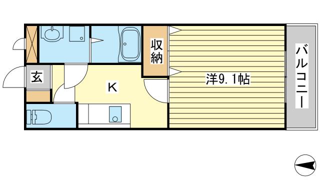 サンパレスの間取り写真