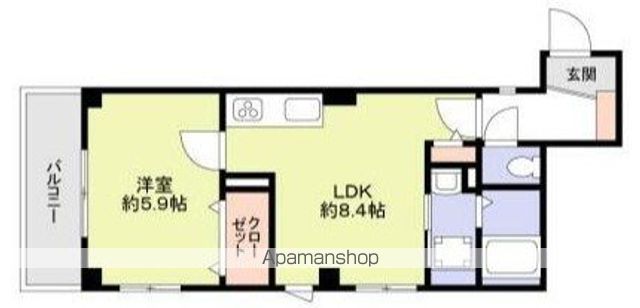 小田急小田原線 小田原駅 徒歩7分 3階建 築22年の間取り写真