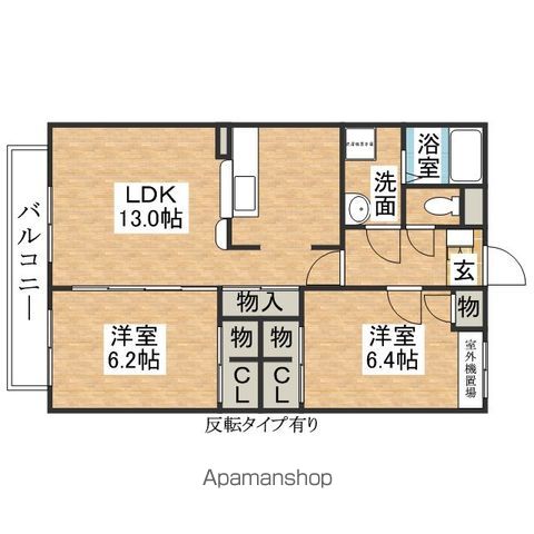 名鉄小牧線 味岡駅 徒歩10分 2階建 築18年の間取り写真