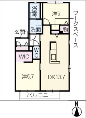 ヒルサイド表台の間取り写真