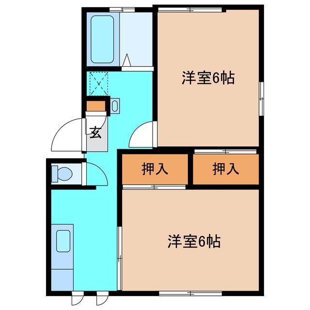カインドネスハイツの間取り写真