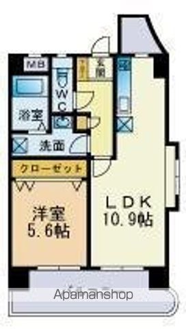 西鉄天神大牟田線 高宮駅 徒歩11分 5階建 築26年の間取り写真