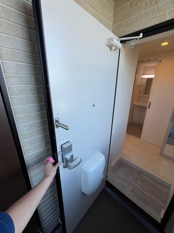 玄関　明るい玄関です