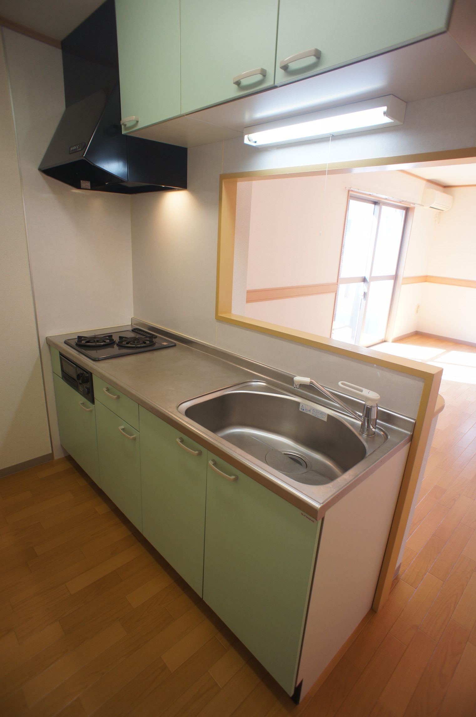 キッチン　システムキッチン★２口ガスコンロ