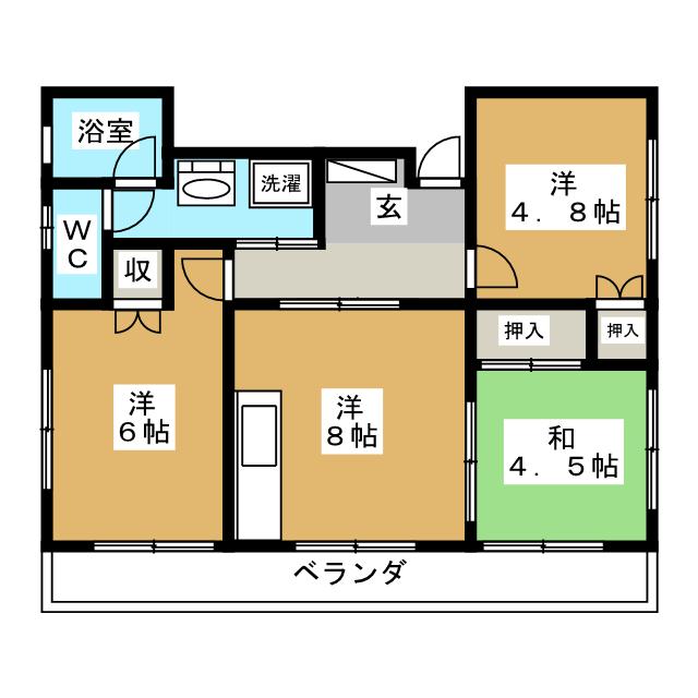 メゾン北安東の間取り