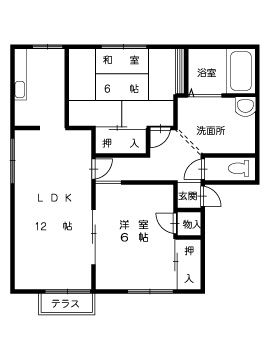 フレグランスメロディの間取り