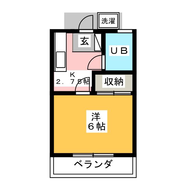 山本コーポの間取り