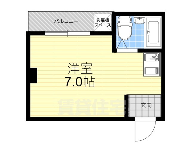 東大阪市神田町のマンションの間取り