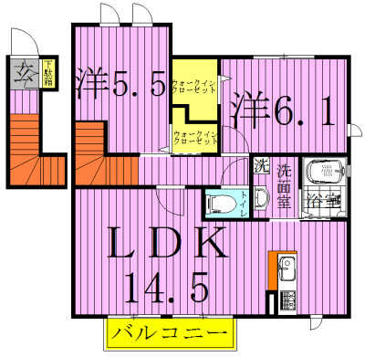 アシェルパークIIの間取り