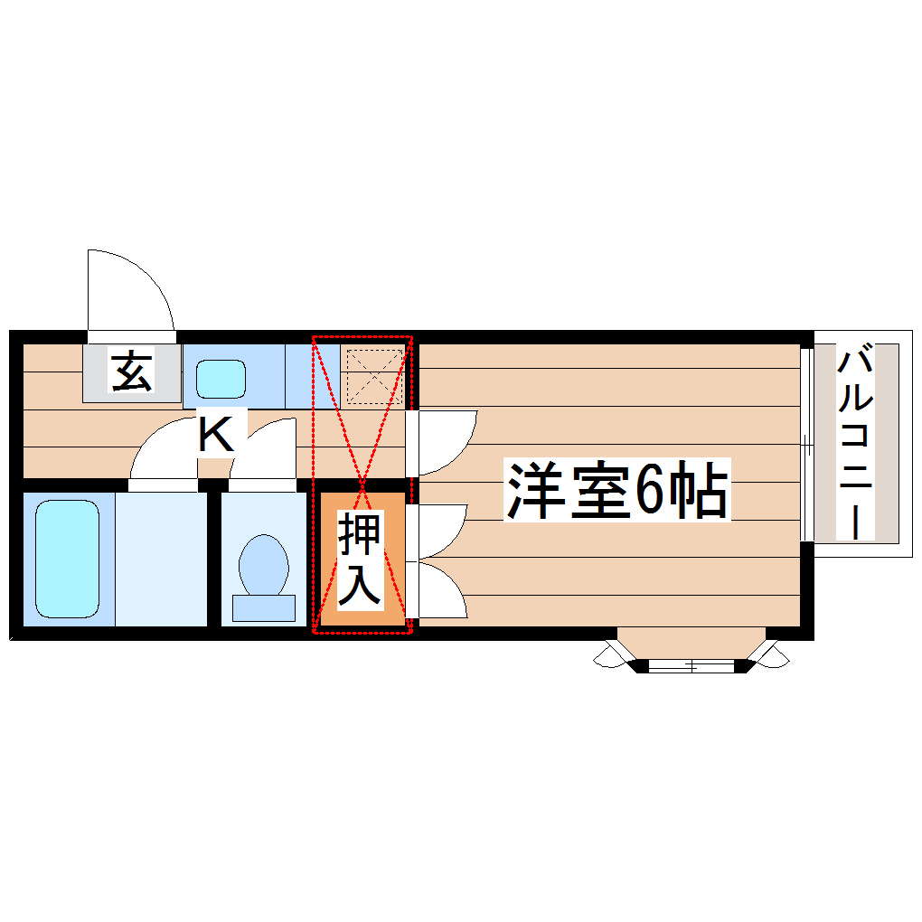 グラバー邸７Ａ_間取り_0