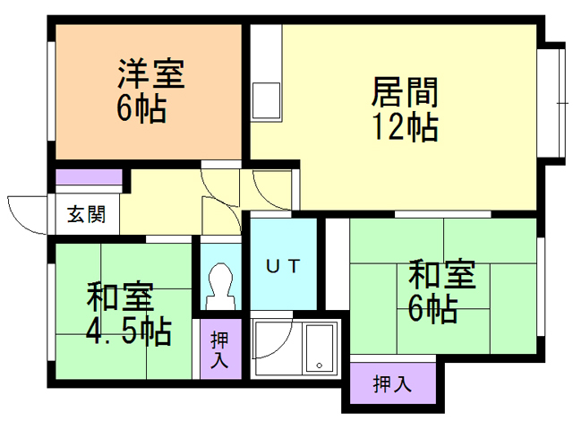 ヴィレッジＭの間取り