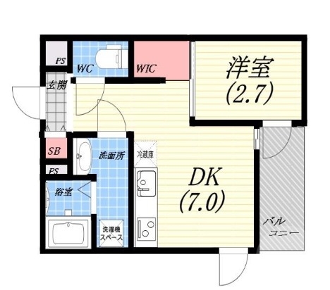 MOVE吹田正雀の間取り