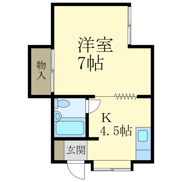 浦之段ニューコーポの間取り