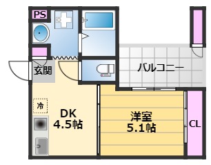 ロイヤルガーデン堺の間取り