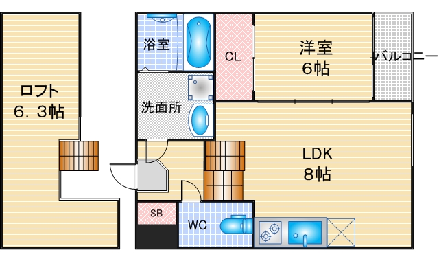 アーク名古屋の間取り