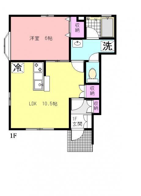 横浜市青葉区藤が丘のアパートの間取り