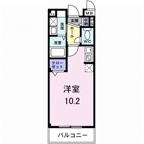 サンハイム武里の間取り