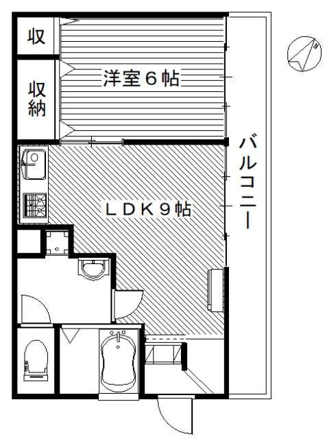 アビタシオン松葉（１）の間取り