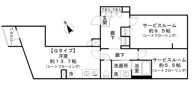 【アイディ西馬込１２の間取り】