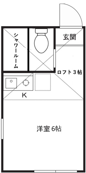 ユナイト菅キャロラインの間取り