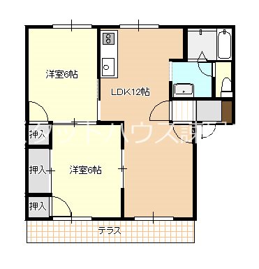 フレグランス早田Ａ棟の間取り